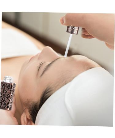 DOITOOL Metal Essential Oil Bottle Vintage Glass Perfume Bottle Essential Oil Vials Empty Makeup Bottle Eye Spray Bottle Cosmetic Dispenser Sprayer Miss Glass Bottle inside Old Fashioned 2.5x1.5cm Bronze - Buy Online on GoSupps.com