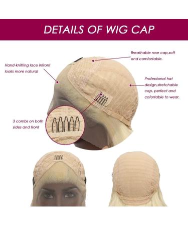 Bestung 24 613 Blonde Lace Front Wig for Women - Natural Wavy Synthetic Hair - Party-Ready Style - Buy Online on GoSupps.com