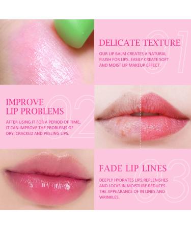 Evpct 2Pcs Aloe Vera Tinted Lip Balms | Color Changing Lipstick Balm Stain Gift Set | Long Lasting Korean Lip Tint Plumper Gloss - 2 Count - Buy Online on GoSupps.com