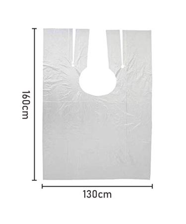 Buy O'Woda Disposable Hairdressing Aprons - 50 Waterproof Salon Cuttings 130x160cm Transparent Ideal for Adults & Children - Buy Online on GoSupps.com
