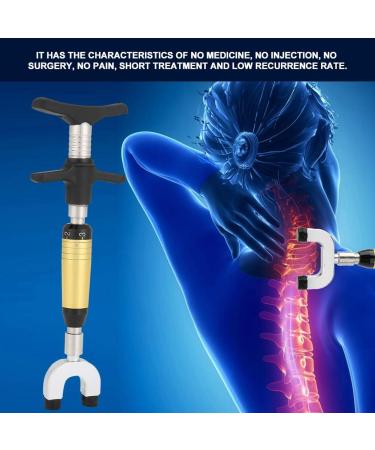 Manual Chiropractic Tool - Portable Spine Massager & Correction Gun with 6 Starch Levels & 4 Massage Heads for Spinal Alignment - Buy Online on GoSupps.com