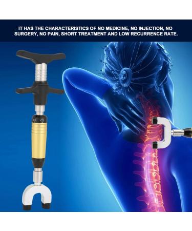 Spinal Correction Gun - Handheld Chiropractic Adjustment Tool with 4 Heads for Effective Spinal Therapy | Shop Internationally - Buy Online on GoSupps.com