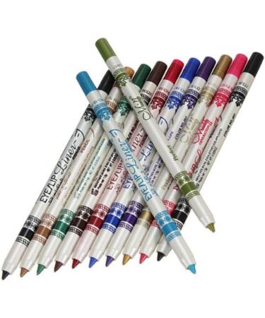 Beavorty 3pcs 12 Lip Eyeliner Pencil Glitter Outfit Eye Liner Pencils Cosmetic Pencils Set Shimmer Make up 1 count (Pack of 1) As Shownx3pcs - Buy Online on GoSupps.com