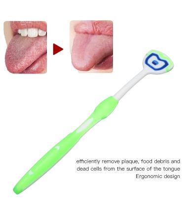 Tongue Scraper - Ergonomic Design for Fresh Breath (Green) - Buy Online on GoSupps.com
