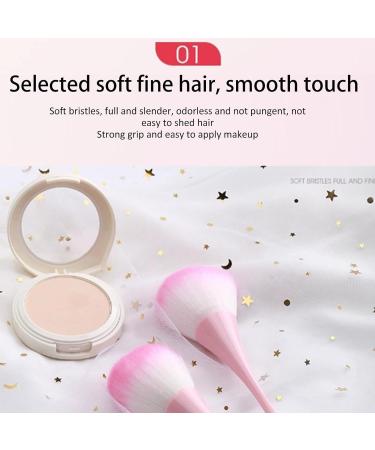 Setting Powder Brush Blush Brush | Loose Powder Brush for Makeup Nail Brushes and Cosmetics Face Makeup Tool for Contour and Definition Pink - Buy Online on GoSupps.com