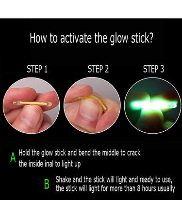 FASPLORE 50pcs Glow Sticks 4.5mm/3mm Night Fishing Green Fluorescent Light - Pack of 50 - Buy Online on GoSupps.com