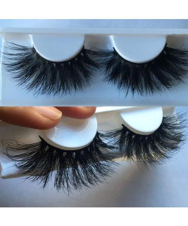 3D Mink Lashes - Hand-made Dramatic 25mm Strip Eyelashes | Fluffy Long Soft False Lashes for Stunning Makeup - 1 Pair Pack - Buy Online on GoSupps.com