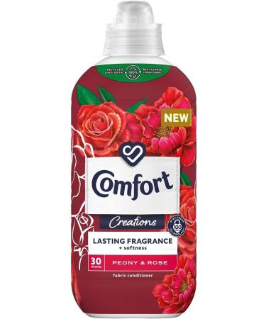 Comfort Creation Concentrated Fabric Conditioner with 100 Days of Long Lasting Fragrance and Softness Intense Liquid Fabric Softener 30 Washes 900 ml (Peony & Rose Buy 2) - Buy Online on GoSupps.com