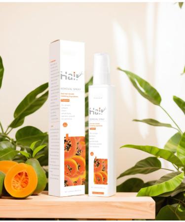 100ml Hair Removal Spray for Women & Men - Gentle Depilatory Cream for Face Private Parts & Legs with Papaya Hair Growth Inhibitor - Buy Online on GoSupps.com