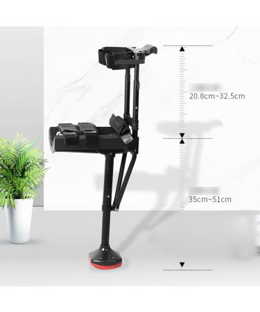 Hands Free Crutch Leg Crutch for Adults 180 Adjustable Knee -Up Medical Anti -Skimming Knee Crutch At Hands Free Knee Crutch without Pain Free -Handed Aids(Right leg) Right leg A - Buy Online on GoSupps.com