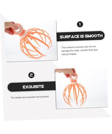 Buy Goohochy Head Massage Device - Tanz-Kreis Handheld Scalp Massager for Stress Relief | Claw Steel Ball Design - 21x15x15cm Orange - International Shipping Available - Buy Online on GoSupps.com