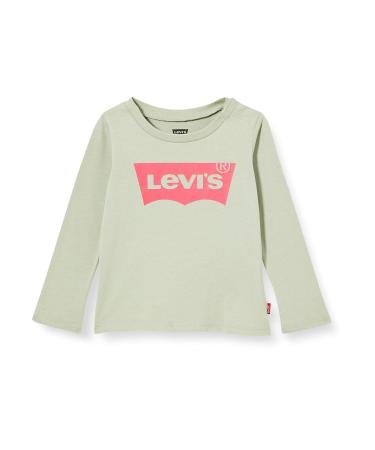 Levi's Kids l/s Batwing Tee Baby Girls 6 Months Desert Sage