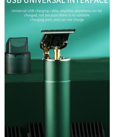 Rechargeable T-shaped Hair Clippers - USB Full Metal IPX5 Waterproof Engraving Hair Trimmer for Professional Use - Buy Online on GoSupps.com