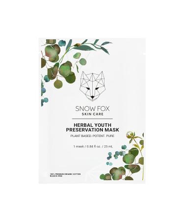 Snow Fox Herbal Youth Mask | Elasticity & Collagen Boost | 5-Pack (1 Count) | International Shipping Available - Buy Online on GoSupps.com