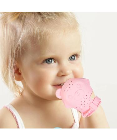 Gruwkue Bear Silicone Bite Gloves | Adjustable Baby Bite Ring Toys | Anti-Drop Silicone Gloves for 3+ Months - Buy Online on GoSupps.com