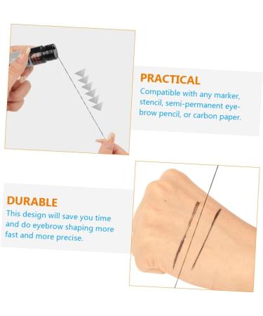 Didiseaon Eyebrow Ink Black Line Eyebrow Measure Tool Eyebrow Mapping Tool String Eyebrow Trimming - Buy Online on GoSupps.com