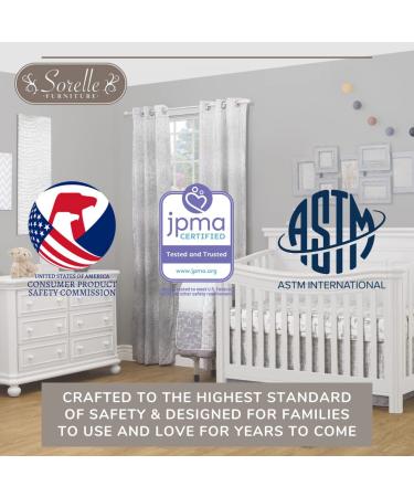 Sorelle 148 Toddler Solid Wood Bed Rail & Crib Conversion Kit | Universal & Timeless Style | Weathered White | 51"x1"x14"  Converts Crib to Toddler Bed - Buy Online on GoSupps.com