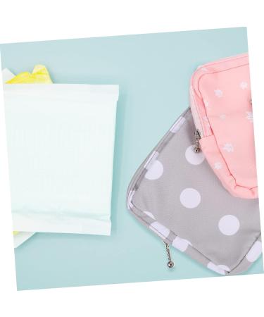 Buy Abaodam 8pcs Sanitary Napkin Storage Bags - Travel Purses & Delicate Holders Portable Zipper Coin Pouch & Cosmetic Bag in Assorted Colors - Buy Online on GoSupps.com