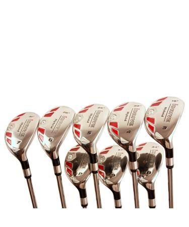 Petite Senior Women's Golf Clubs All Ladies iDrive Hybrids Full Set Includes: #3, 4, 5, 6, 7, 8, 9, PW. Lady L Flex Right Handed New Utility Clubs. (Petite - 4'10'' to 5'3") 55+ Years Old