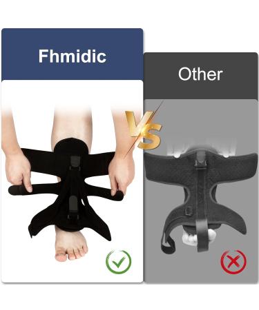 Fhmidic Night Splint for Plantar Fasciitis & Achilles Tendonitis Relief - Adjustable Brace for Women & Men | Comfortable Foot Drop Solution - Buy Online on GoSupps.com