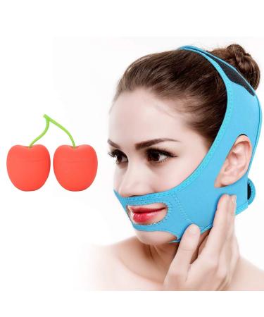 Lift and lifting and lip clumsy v facial masks lift the face and reduce the double chin V shape lip plumper portable Heise cherry-shaped lip plumping enhancer lip