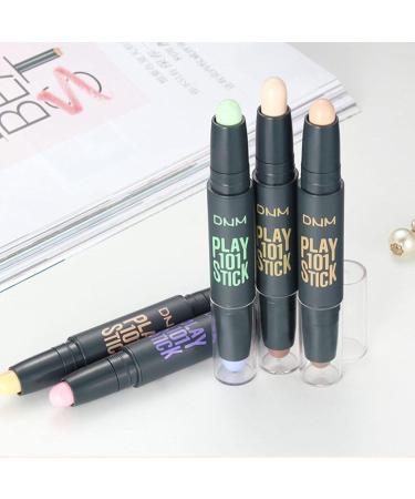 Double Head Contours Stick Makeup Set | Skin-Friendly and Suitable for Sensitive Skin - 2 in 1 Body Makeup Shading Stick Concealer Stick Uwariloy - Buy Online on GoSupps.com