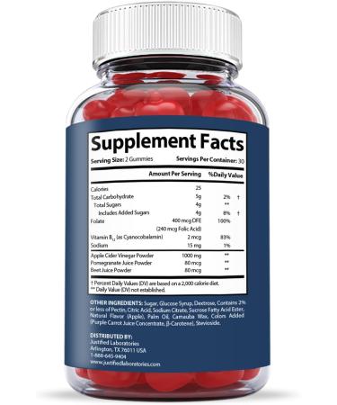 Full Body Health Keto ACV Gummies 1000MG with Pomegranate Juice, Beet Root & B12 - 60 Gummys - Buy Online on GoSupps.com
