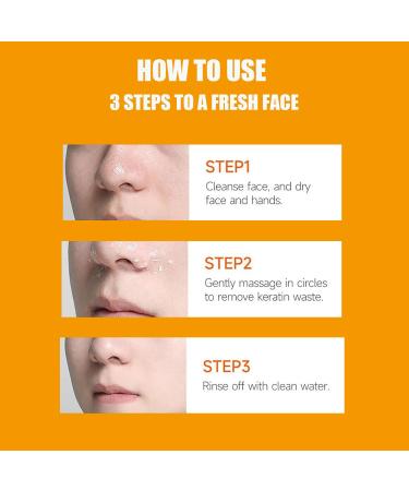 Facial Exfoliating Gel Orange Enzyme Hydrating Facial Scrub Deep Cleansing Moisturizing Facial Exfoliator Orange D Moisturizing Cleansing and Rejuvenating - Buy Online on GoSupps.com