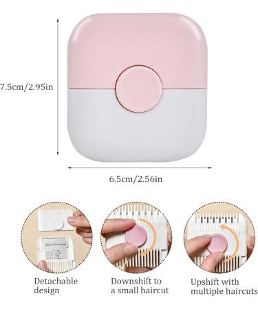 Split Ends Hair Trimmer for Women 2 in 1 Mini Split End Repair Hair Brush Detachable Dustproof Knob Adjustable Stainless Steel Slicer Hair Clipper Type 1 - Buy Online on GoSupps.com