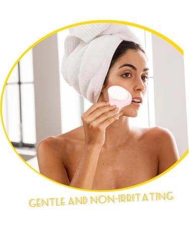 POPETPOP Double-sided Silicone Facial Cleansing Brush Manual Facial Scrubber Facial Wash Brush Cleaning Brush Facial Tools Facial Exfoliator Face Man-made Fiber Plastic Beauty Tools - Buy Online on GoSupps.com