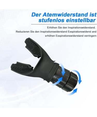 Portable Breathing Exercise Trainer - Enhance Lung Capacity & Endurance with Adjustable Resistance | International Shipping - Buy Online on GoSupps.com