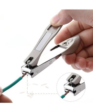 UNbit Nail Clipper Stainless Steel Nail Clippers Anti Splash Finger Nail Cutter Manicure Tools Bionics Design Nail Trimmer Scissors Pedicure Tool - Buy Online on GoSupps.com