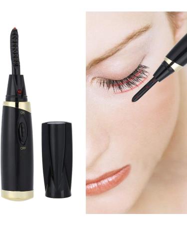 Mini Electric Eyelash Curler - Portable Heated Applicator for Beginners | Lasting Results in Black - Buy Online on GoSupps.com
