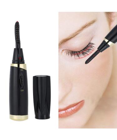 Heated Eyelash Curler - Mini Electric Eyelash Mascara for Long-Lasting Curls | Perfect Valentine's Gift for Girls (Black - Buy Online on GoSupps.com