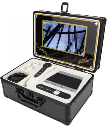 9 Inch Skin Diagnosis Hair Analyzer 50X 200X Dual Lens Skin Hair Scalp Detector Analyzer Professional Skin Care Analyser Tool for Skin Care Skin Health Detection Home Salon - Buy Online on GoSupps.com