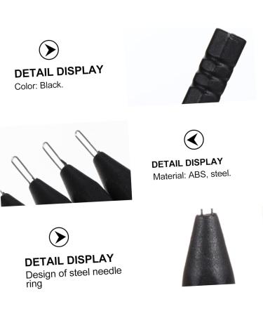 BCOATH 4pcs Steel Needle Rod Earmold Cleaning Tool for Hearing Aids Earwax Removal - Buy Online on GoSupps.com