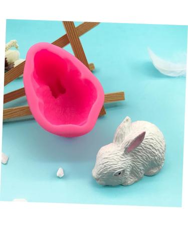 Cabilock Chocolate Mold Bakery Baking Mold Bunny Chocolate Silicone Molds Soap Mold 3D Cake Animal - Buy Online on GoSupps.com