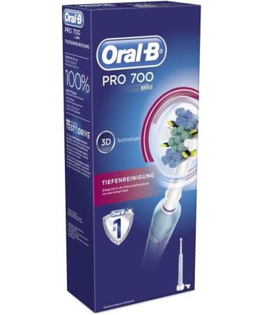 Oral-B PRO 700 Deep Cleaning Electric Toothbrush 2014 - Best International Shipping - Buy Online on GoSupps.com