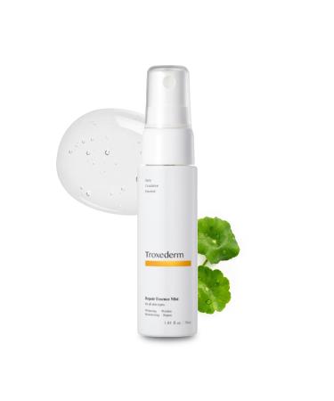 TROXEDERM Repair Essence Toner Mist Korean Hydrating & Cooling Face Mist with Niacinamide Troxerutin & Centella Asiatica Lightweight Facial Spray for Daily Skincare & Barrier Care 1.01 Fl.oz
