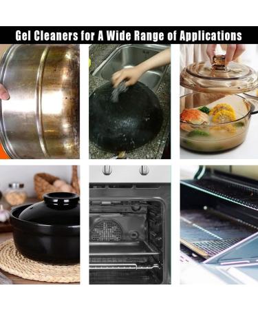 Magic Gel Cleaner for Pots and Pans Gel Cleaner for Cookware Bottom Black Pot Bottom Cleaning Gel Gel Cleaner Effectively Eliminates Tough Stains From The Bottom of Pots. (1PC) - Buy Online on GoSupps.com