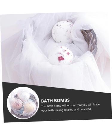  Housoutil Housoutil 2 Pieces Bubble Bath Ball Milk Bath Balls Rose Petals Steam Shine Essential Oil Bath Bomb Maker Moisturize - Buy Online on GoSupps.com