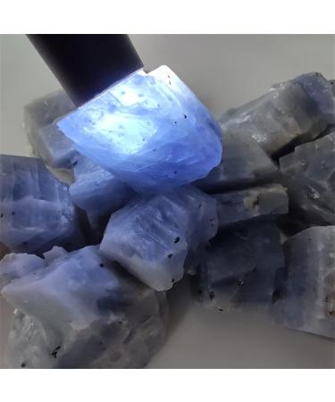 100g Natural Kyanite Quartz Raw Minerals Crystals Quartz for Home Decor Stone 2-5cm Blue - Buy Online on GoSupps.com