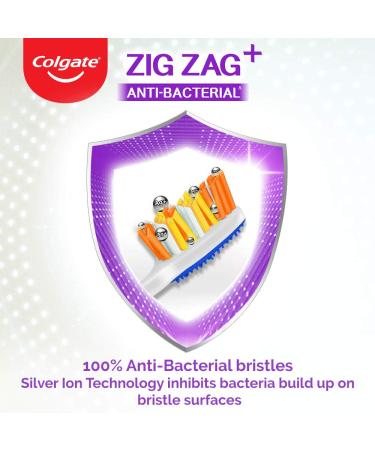 Colgate Zig Zag Toothbrush 3-Pack: Effective Dental Care Essentials - Buy Online on GoSupps.com
