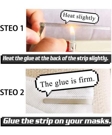 200Pcs RUTICH Aluminum Nose Bridge Strips for Masks - DIY Nose Wire Clips for Sewing Crafts - Buy Online on GoSupps.com