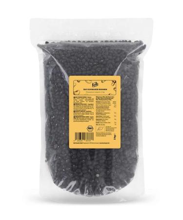 KoRo KoRo - Organic black beans 2kg pack - Organic dried beans multipurpose legumes in an advantageous package