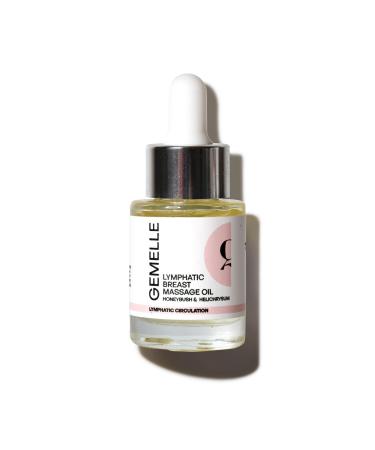 GEMELLE Lymphatic Breast Massage Oil | 6X Award Winner | Lymphatic Drainage Swelling Wellness Post-Op Anti-Aging | Honeybush & Helichrysum | Paraben-Free Natural Skin Care | 15ml 15 ml