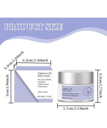 Xumann Go Pure Tighten and Lift Neck Cream Neck Tightening Cream Anti Aging Smoothes Wrinkles Skin Tightening and Repair Decolletage Cream - Buy Online on GoSupps.com