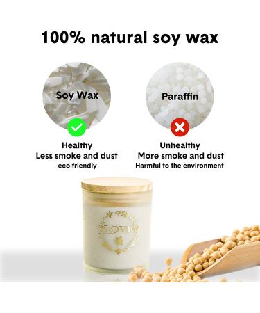 Rose Scented Soy Wax Candle Set for Women - Aromatherapy Gift for Stress Relief & Relaxation - 2 Pack 6oz, 40 Hour Burn Time - Ideal for Home, Bath, Yoga & Birthday - Buy Online on GoSupps.com