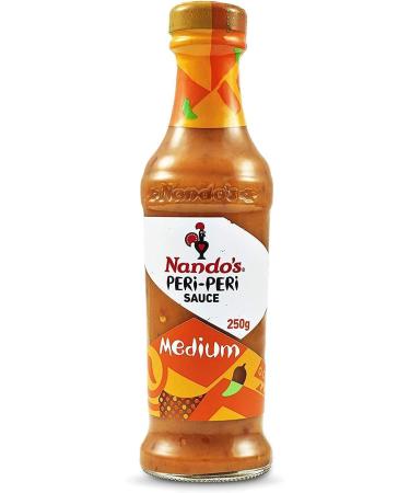 Assorted Sauce Bundle with Nando's Peri-Peri Hot Medium and Garlic 250g each + Brightdale Kitchen Booklet - Buy Online on GoSupps.com