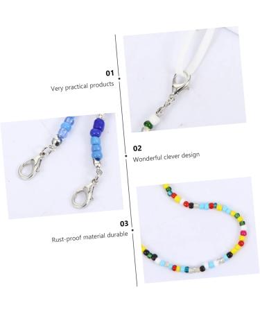 Buy Healeved 2 STK Glasses Mask Chain - Anti-Lost Slipproof Adjustable Ear Bracket & Holder for Glasses - 50cm Length - Buy Online on GoSupps.com